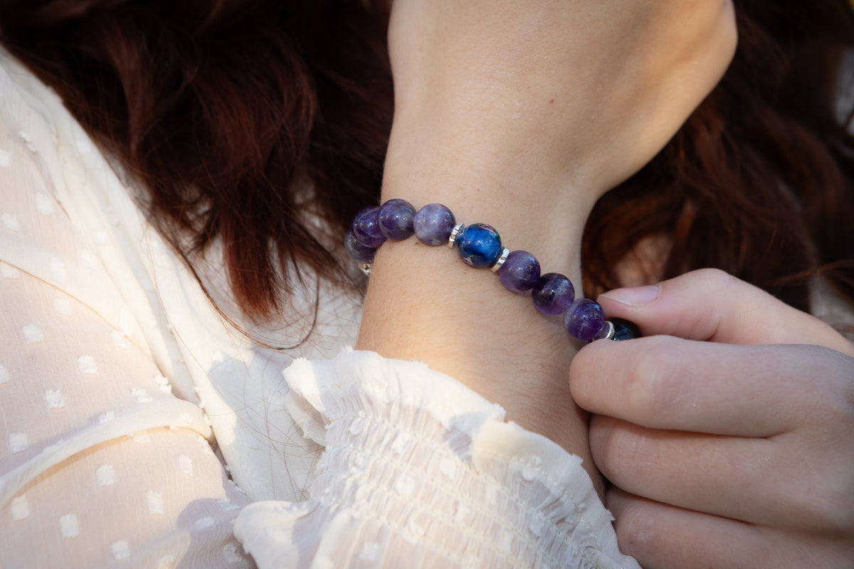 cremation bracelet with ashes